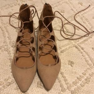 Nine West Lace Up Flats